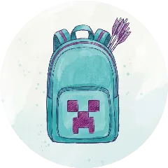 Watercolour backpack