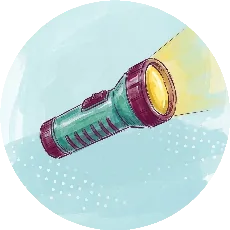 Watercolour flashlight